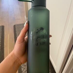 Green Starbucks Bottle